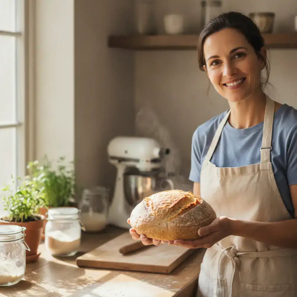 Portrait of a home baker