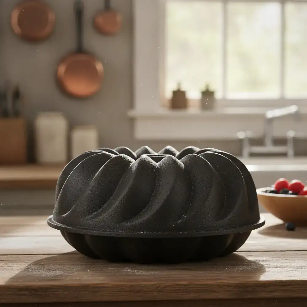 Heavy cast bundt pan
