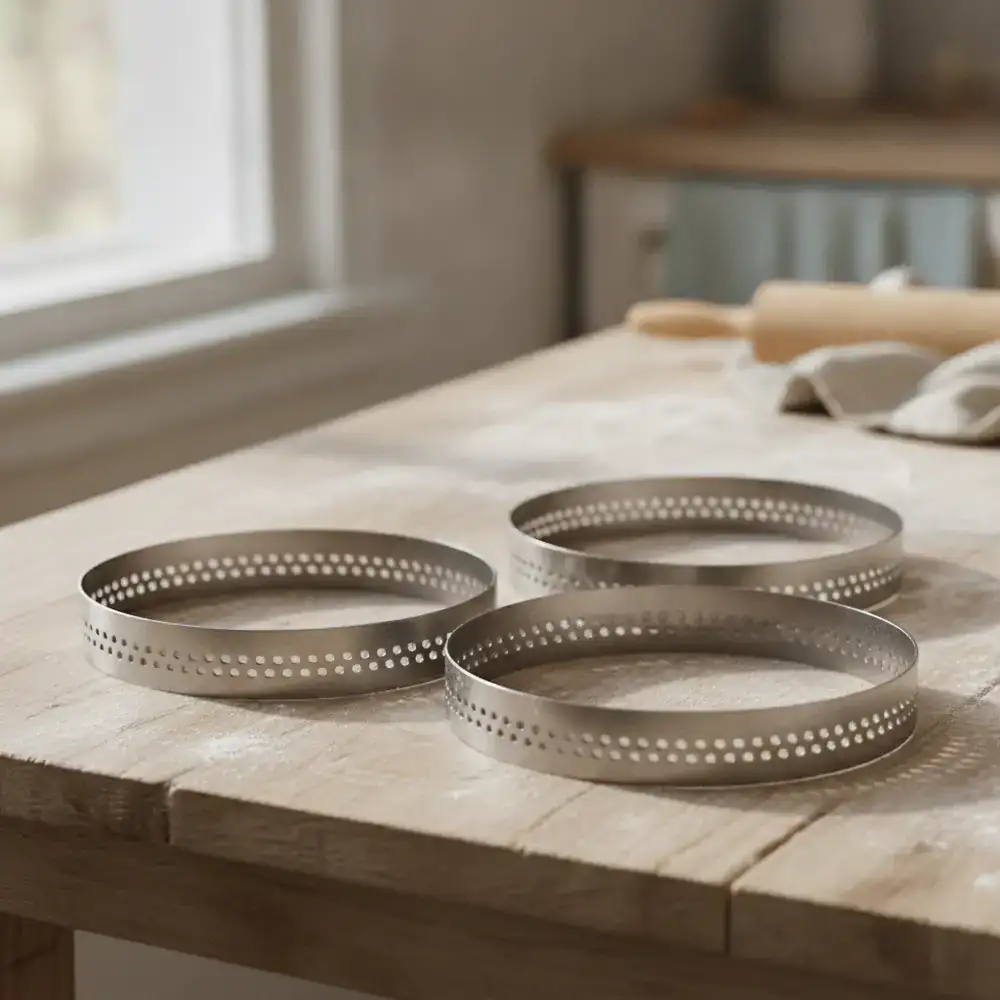Perforated tart rings