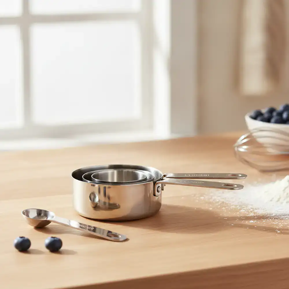 Stainless measuring cups